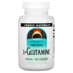 L-Глютамін Source Naturals (L-Glutamine) 500 мг 100 капсул