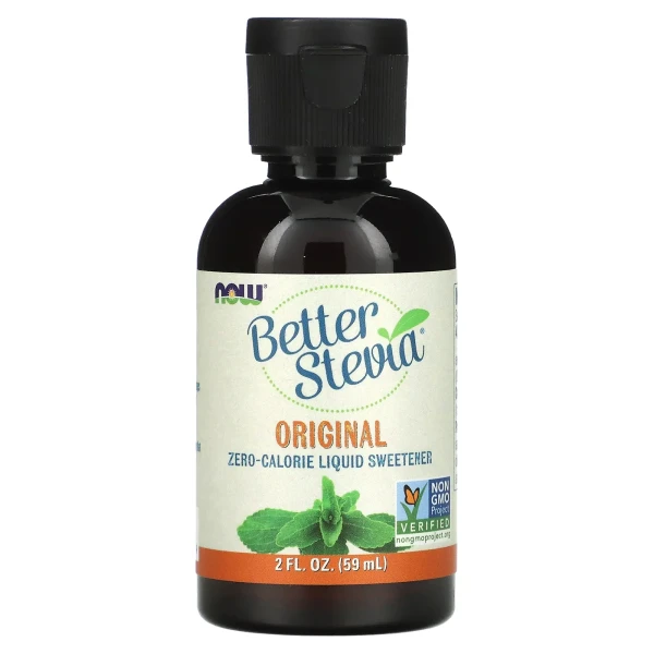 Стевія Now Foods (Better Stevia) 60 мл з натуральним смаком