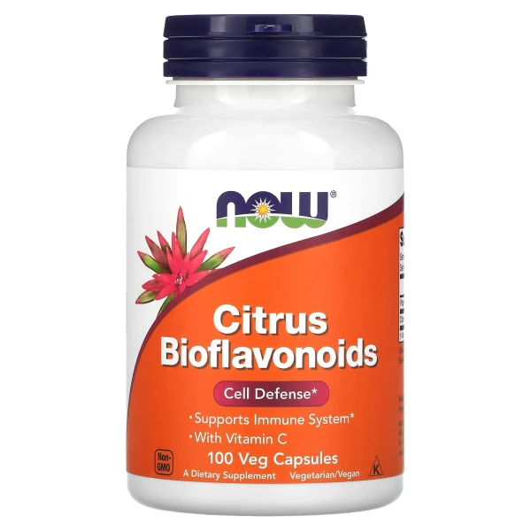 Цитрусові біофлавоноїди Now Foods (Citrus Bioflavonoids) 700 мг 100 капсул