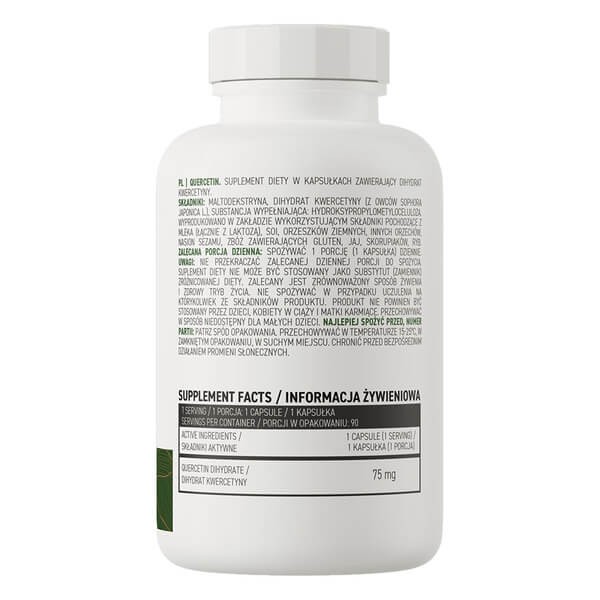 Кверцетин 75 мг OstroVit (Quercetin) 90 капсул