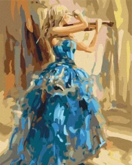 Премиум картина по номерам Музыкальная прима Brushme 40x50