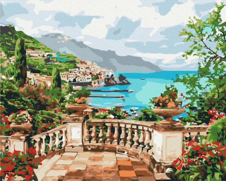 Картина по номерам Вид на море Brushme 40x50