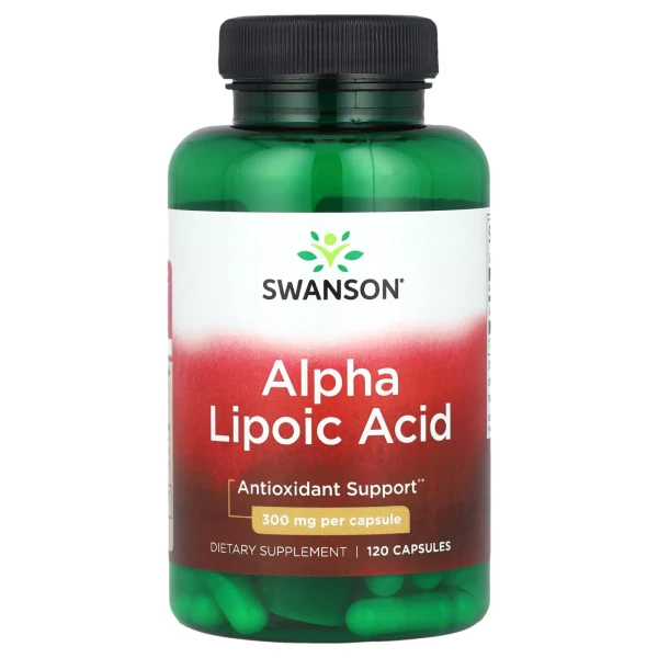 Альфа-ліпоєва кислота Swanson (Alpha Lipoic Acid) 300 мг 120 капсул