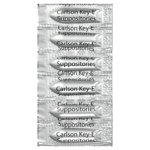 Вітамін Е Carlson (Key-E Suppositories) 30 МО 12 свічок