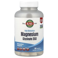 Магній гліцинат KAL (Magnesium Glycinate) 350 мг 160 капсул