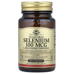 Селен без дріжджів Solgar (Selenium) 100 мкг 100 таблеток