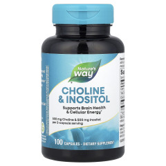 Холін та Інозитол Nature's Way (Choline and Inositol) 100 капсул