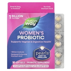 Nature's Way, Probiotic Pearls для жінок, 1 млрд КУО, 30 капсул