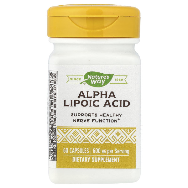 Альфа-липоевая кислота Nature's Way (Alpha Lipoic Acid) 60 капсул
