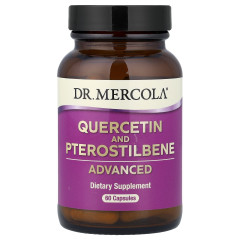 Кверцетин та птеростильбен Dr. Mercola (Quercetin and Pterostilbene Advanced) 250 мг/25 мг 60 капсул