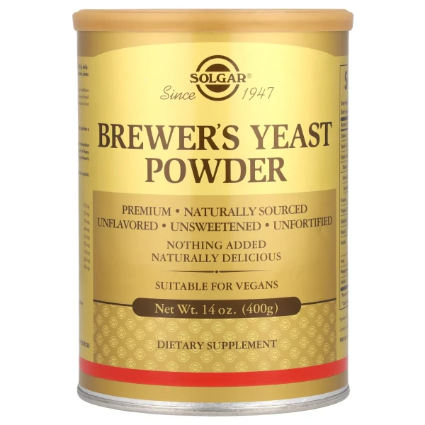 Пивні дріжджі у порошку Solgar (Brewer's Yeast) 400 г