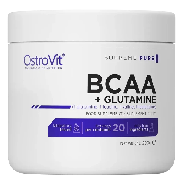 Ostrovit BCAA+Глутамин BCAA + Glutamine без вкуса 200 г