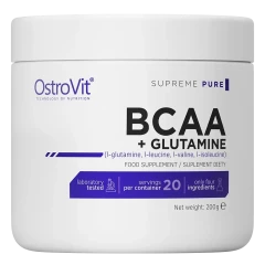 Ostrovit BCAA+Глутамін BCAA + Glutamine без смаку 200 г
