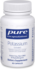Калій (цитрат) Pure Encapsulations (Potassium (citrate)) 90 капсул