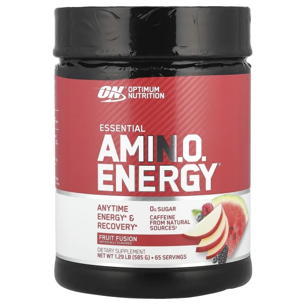 Optimum Nutrition, Essential Amin.O. Energy®, фруктові суміші, 585 г (1,29 фунта)
