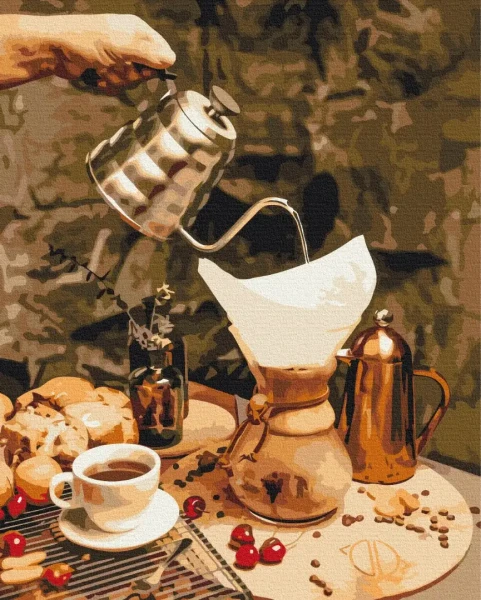Картина за номерами Особливе чаювання  Brushme 48x60
