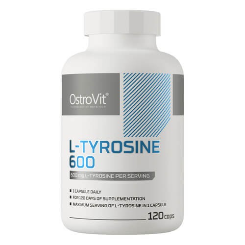 L-тирозин 600 мг OstroVit (L-Tyrosine) 120 капсул