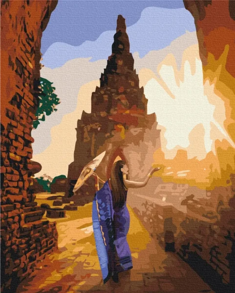 Картина за номерами Екзотичний схід  Brushme 48x60