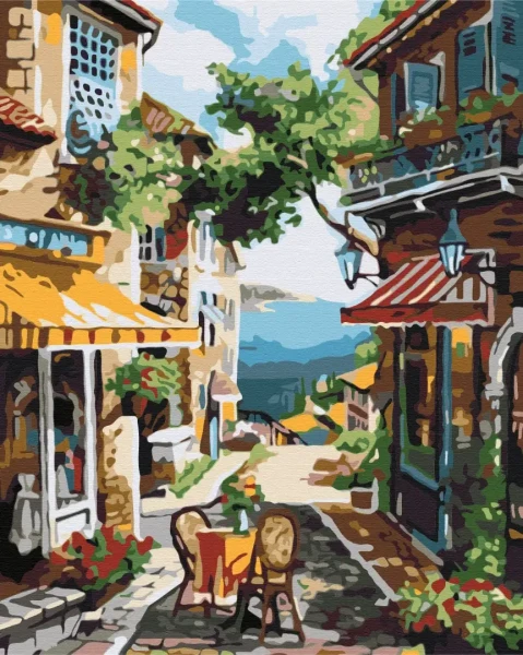 Картина за номерами Полудневе містечко  Brushme 48x60