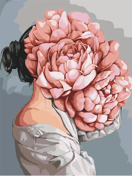 Картина за номерами Загадка піонів  Brushme 30x40