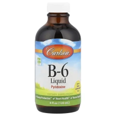 Вітамін B6 Carlson (Vitamin B6) 100 мг 120 мл