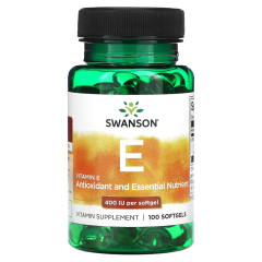Вітамін Е Swanson (Vitamin E Natural) 400 МО 100 капсул