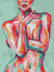 Алмазна мозаїка Гола елегантність 30x40 Brushme