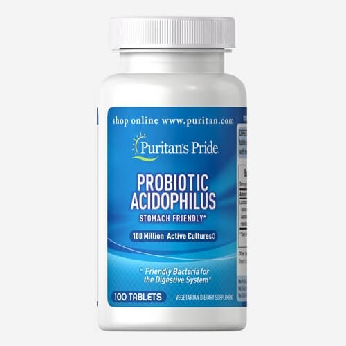 Пробиотики Acidophilus Puritan's Pride (Probiotic Acidophilus) 100 таблеток