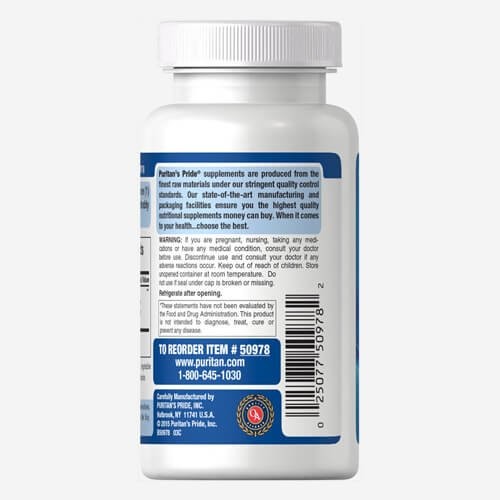 Пробиотики Acidophilus Puritan's Pride (Probiotic Acidophilus) 100 таблеток