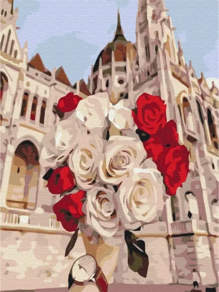 Картина по номерам Розы в Будапеште Brushme 30x40