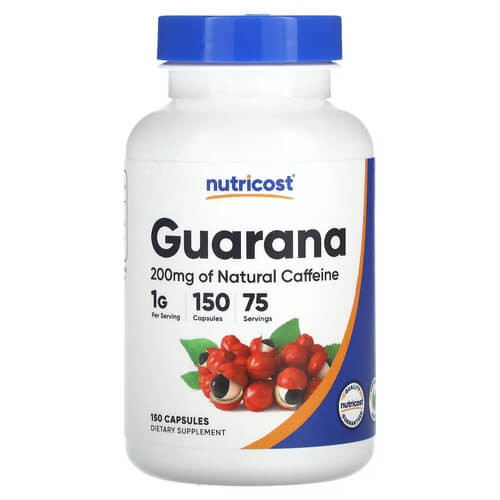 Гуарана Nutricost (Guarana) 150 капсул