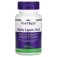 Альфа-ліпоєва кислота Natrol (Alpha Lipoic Acid) 600 мг 30 капсул
