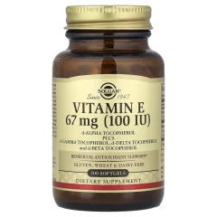 Вітамін Е Solgar (Vitamin E) 100 MО 100 капсул