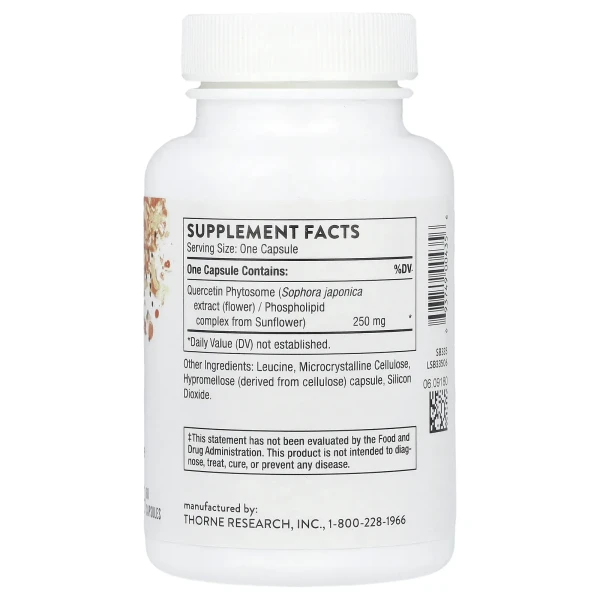 Кверцетин фітосома Thorne (Quercetin Phytosome) 60 капсул