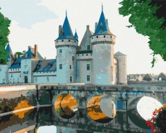 Премиум картина по номерам Замок Сюлли-сюр-Луар Brushme 40x50