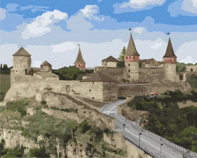 Картина за номерами Кам'янець-Подільська фортеця  Brushme 40x50