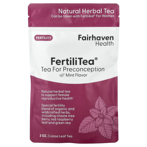 Чай для зачаття Fairhaven Health (Fertili Tea) 85 г зі смаком м'яти