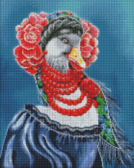 Алмазна мозаїка/вишивка Українська гуска 40x50 Ideyka
