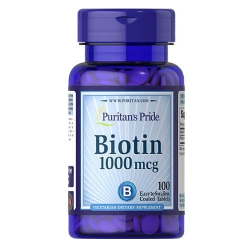 Биотин 1000 мкг Puritan's Pride (Biotin) 100 таблеток
