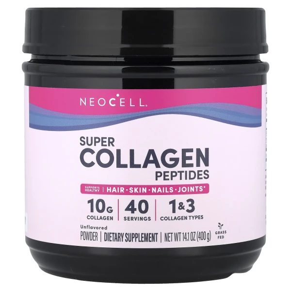 Суперпептиды коллагена NeoCell (Super Collagen Peptides) 400 г без вкусовых добавок