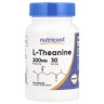 Л-теанин 200 мг Nutricost (L-Theanine) 30 капсул