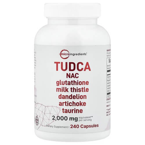 Таурохенодезоксихолева кислота 240 капсул Micro Ingredients (TUDCA)