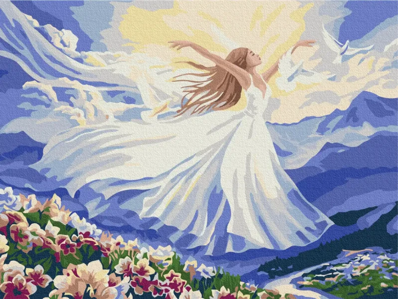 Картина за номерами Ніжність в польоті © Anna Steshenko  Brushme 30x40