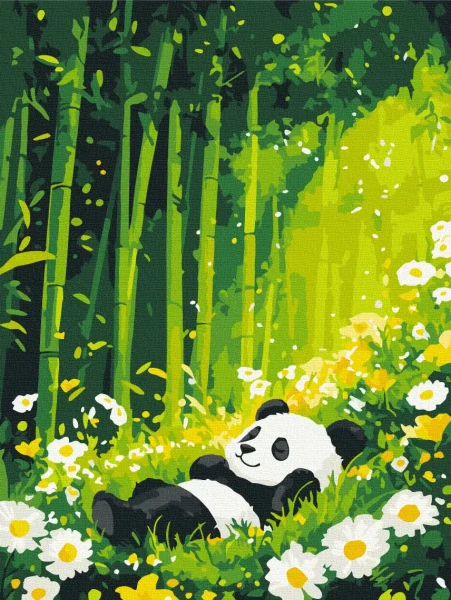 Картина за номерами Солодкий відпочинок на лузі  Brushme 30x40