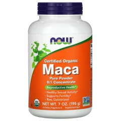 Органічна мака Now Foods (Maca) 198 г