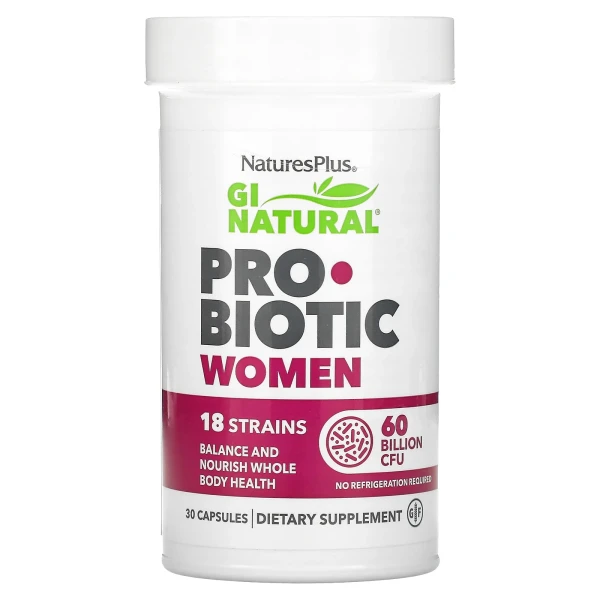 Пробіотики для жінок (GI Natural Probiotic Women) 60 млрд КУО 30 капсул