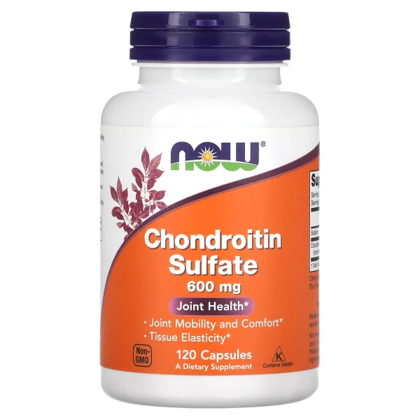 Хондроїтин сульфат Now Foods Chondroitin Sulfate 600 мг 120 капсул