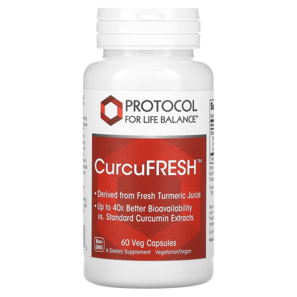 Куркумін Protocol for Life Balance (CurcuFRESH) 60 рослинних капсул