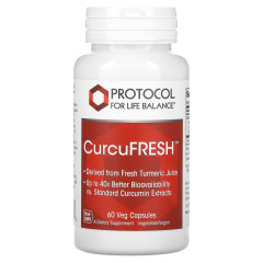 Куркумін Protocol for Life Balance (CurcuFRESH) 60 рослинних капсул