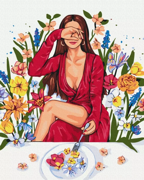 Картина за номерамиак весни © Alla Berezovska 40x50 Brushme